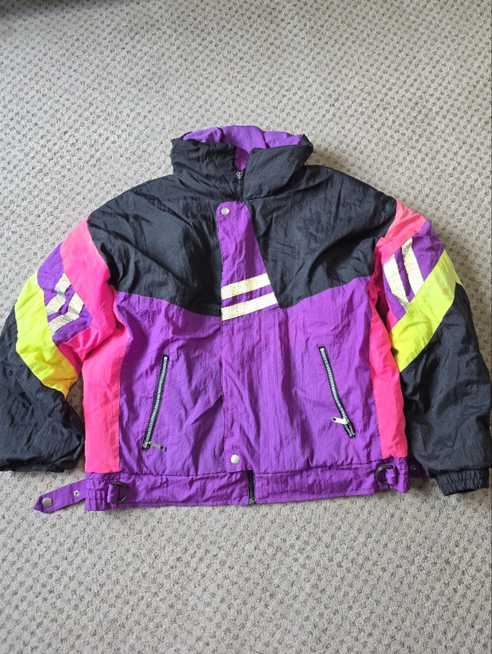 Weekends Adventure Jacket With Neon And Reflective Accents